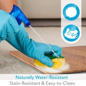 Impermeabile Pieghevole di Bambù Tappetino Da Bagno. Naturale di Bambù Pavimento <span class=keywords><strong>Tappeto</strong></span>. Bagno <span class=keywords><strong>Doccia</strong></span> Piede <span class=keywords><strong>Tappeto</strong></span> con Antiscivolo In Tessuto. - Product Image 5