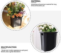 Vente aux enchères de fleurs en plastique seau danois vente en gros