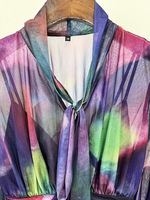 Robe longue élégante en mousseline de soie imprimée fleurs XXL 2025 pour femme, style soirée chic pour les vacances à la plage, Abaya