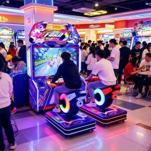 เครื่องเล่นเกมมอเตอร์ไซค์รุ่นใหม่แบบไดนามิกเต็มรูปแบบ เกมแข่งรถมอเตอร์ไซค์สำหรับผู้ใหญ่ อุปกรณ์จำลองความบันเทิง - Product Image 3