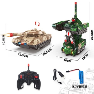 BGL gran oferta niños transformando <span class=keywords><strong>Robot</strong></span> juguetes Control remoto tanque militar Juguetes Coche de deformación eléctrica - Product Image 5