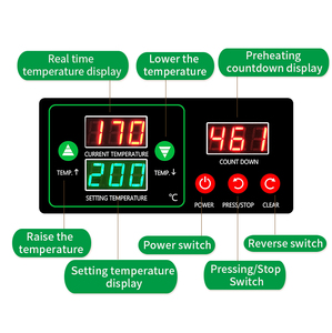 Nouveau PFSN ménage automatique Double tête soja cacahuète noisette noix Machine d'extraction d'huile 110/220V 6-12 kg/h - Product Image 4