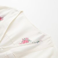 Combinaison décontractée à imprimé tendance pour femme, automne 2026, col en V, fermeture éclair, style rétro, chic, manches longues, Mujer