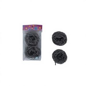 CASAMAX WL AT-6253 Set di 2 Spugne in Lana d'Acciaio 8x3cm per Pulizia Cucina - Product Image 1