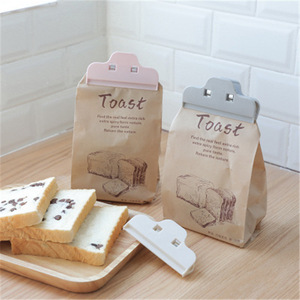 Clip de fermeture pour sacs alimentaires de cuisine, scellant en plastique pour préserver la fraîcheur des collations et du pain, matériau PP 10x5 - Product Image 2