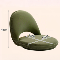 Chaise de stade ronde portable Hangrui en coton et lin, structure en acier, capacité de 120 kg, siège rembourré pour événements sportifs