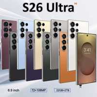 Téléphone Android Wri S26 Ultra 5G, écran HD 7,3 pouces 144 Hz, 8 Go + 1 To, série Snapdragon 800, téléphone de jeu avec stylet intégré, débloqué