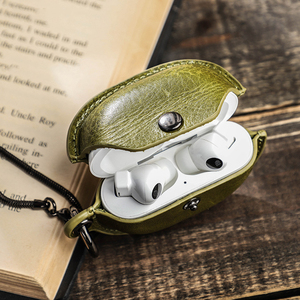 Étui de protection en cuir véritable avec cordon, étui portable pour écouteurs sans fil Bluetooth pour Huawei Freebuds Pro - Product Image 3