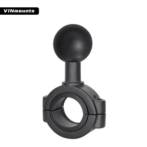 VINmounts 1.5 Inch <b>C</b> Size Ball Rail <b>Clamp</b> Base for 1.1–1.5in Pipes, Heavy Duty Bike Motorcycle RAM Compatible Mount - Product Image 1