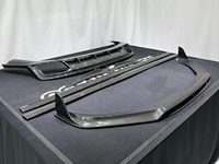 Kit carrosserie en fibre de carbone sèche style OC pour Porsche Panamera 971 : Lame avant, jupes latérales, diffuseur arrière et aileron arrière