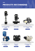 Pompa Booster Multistage Tekanan Tinggi Vertikal Berbahan Tembaga untuk Sistem Reverse Osmosis 220V/380V Saluran Keluar DN25-DN150
