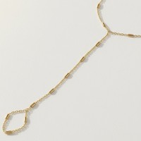 Gelang Minimalis Trendy Terbaru dari Baja Anti Karat, Rantai Jari yang Ramping, Gelang Wanita Lapis Emas, Grosir