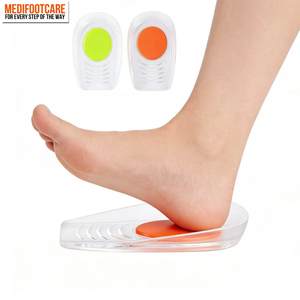 Coussinets de talon en gel pour chaussures, talonnettes pour fasciite plantaire pour soulager la douleur, coussinets en silicone pour soulager les épine calcanéenne, semelles protectrices - Product Image 1