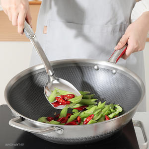 Juego de espátulas de acero inoxidable, 2 piezas, espátula extendida y gruesa para sopa, herramienta de cocina para uso en la cocina - Product Image 2