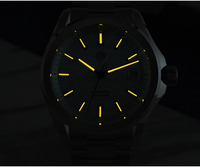 Vente en gros robe vintage personnalisée dôme saphir NH35 10atm plongeur mécanique automatique en acier inoxydable 316L montre homme à vendre