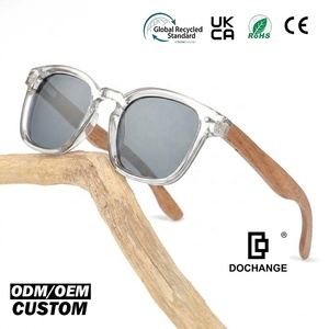 Gafas de Sol de Madera Clásicas de Lujo en Oferta, Gafas de Sol Recicladas para Hombre, Gafas de Sol Polarizadas para Mujer, Gafas de Sol para Hombre - Product Image 1
