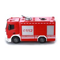 Camion de pompiers télécommandé DOUBLE Eagle E572-003 RC 2,4 GHz à l'échelle 1/26 avec pulvérisateur pour enfants