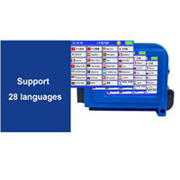 Imprimante jet d'encre portable Yaomatec 25,4 mm, mini imprimante manuelle pour le codage, la date d'expiration, les codes-barres, les codes QR, les logos et les lots