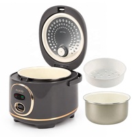 Cuiseur à riz électrique portable 1,5 L avec revêtement antiadhésif, fonction vapeur intelligente, spatule en plastique, tasse doseuse, usage domestique