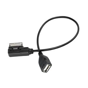 Cable de Datos USB <span class=keywords><strong>AMI</strong></span> para Audi y Volkswagen, Resolución 4K, Revestimiento de PVC Trenzado, Micrófono Estéreo, Altavoz de Audio, HDTV, Monitor de Computadora - Product Image 5