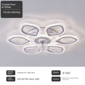 Modern Intelligent <strong>LED</strong> <strong>Ceiling</strong> <strong>Fan</strong> Lights for Living Room Dining Room Bedroom <strong>Ceiling</strong> <strong>Fan</strong> Lamp <strong>Remote</strong> Adjustable Speed Dimmable - Product Image 5