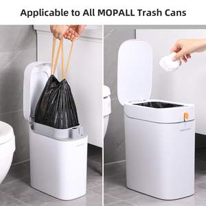 Bolsas de Basura con Cordón de PE de Tamaño Personalizable, Reciclables y Desechables, Fáciles de Abrir, Estilo Moderno, Marca e Impresión Personalizadas - Product Image 4