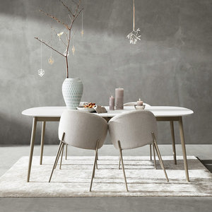 Mesa de Comedor <span class=keywords><strong>Kingston</strong></span> de Diseño Personalizado de Alta Gama HDC para Comedor de Lujo, Sala de Estar, Oficina o Apartamento - Product Image 5