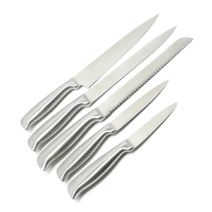 Nhà Bếp Chuyên Nghiệp Dao Set Hollow Xử Lý Với Màu Thép Không Gỉ Dao Đứng - Product Image 3