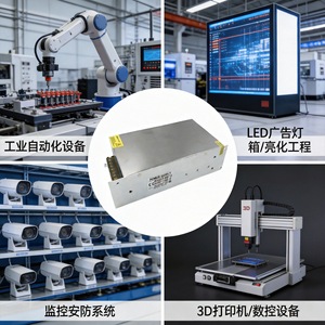 JINGRUIAN <b>Switching</b> Power Supply <b>12V</b> 40A 500W Single Output CE Certified Screw Mounting - Product Image 2