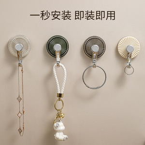 Creative Vacuum Suction <b>Hooks</b> Strong No Drill Wall Mount <b>Adhesive</b> Hanger For Kitchen Bathroom Towel Storage - Product Image 2