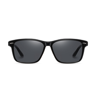 Lunettes de soleil de haute qualité, monture carrée en Tr90, polarisées, pour hommes et femmes, avec verres Tac et logo personnalisé tendance