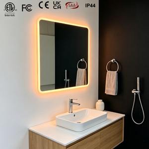 <span class=keywords><strong>Miroir</strong></span> intelligent <span class=keywords><strong>LED</strong></span> IP44 avec interrupteur tactile, design moderne, certifié CE ETL, fabriqué par NewThingLine, idéal <span class=keywords><strong>pour</strong></span> les appartements. - Product Image 1