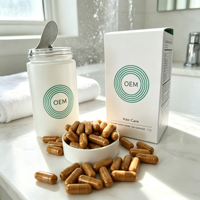 Compléments alimentaires pour la croissance des cheveux, capsules pour femmes, qualité supérieure, testées cliniquement, pour une couverture du cuir chevelu visiblement plus épaisse, OEM