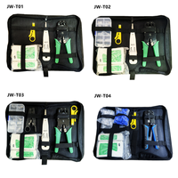 Kit d'outils réseau DENIXI - Testeur d'installation de câbles, réparation de câbles de raccordement, outils de quincaillerie ménagers, pince combinée et kit de gaine