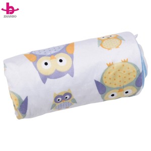 OEKO-TEX 100 Bán Buôn Owl Động Vật Tùy Chỉnh In Minky Bé Chăn Áp Lực của Bong Bóng Dot Trẻ Em Món Quà Ném Chăn - Product Image 2