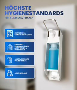 500ml EURO Bottle Short Arm Lever Aluminum Manual Double Soap Dispenser Wall-mounted Refillable ABS Household Hotel - Product Image 2