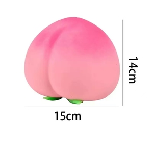 Novedoso Juguete Antiestrés de Melocotón con Simulación Realista de Fruta, Blando y Aprietable, para Niños y Adultos - Product Image 5