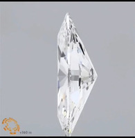 D Gleam Jewels G2 Laboratuvarında Yetiştirilmiş Markiz Kesim Elmas, Sertifikalı VS2 Berraklıkta, F Renk, Mükemmel Kesim, Cilalı, 10/10 Sertlik
