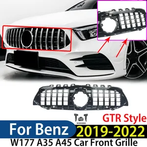 Para Benz W177 A35 A45 2019 2020 2021 2022 Panamericana GTR Amg, Accesorios de Parrilla Delantera Estilo Auto Racing - Product Image 1