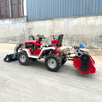 Tracteur agricole à roues motrices, 4x4, hydraulique, diesel, mini tracteur compact avec chargeur, livraison gratuite