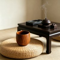 Gobelet en bois de jujube, tasse à boire en bois vintage, gobelet en bois naturel pour un usage quotidien, décoration de la maison et collection