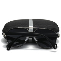 Usine En Gros Lunettes De Soleil Pilote Lunettes De Soleil Designer Pare-Soleil Forme Ronde Double Pont Lunettes De Soleil pour Hommes