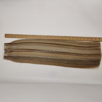 Extensions de cheveux tissées papillon P8/613/18/60, sans couture, à perles, sans ruban adhésif, pointes pleines, qualité premium, vierges européennes, ondulation naturelle