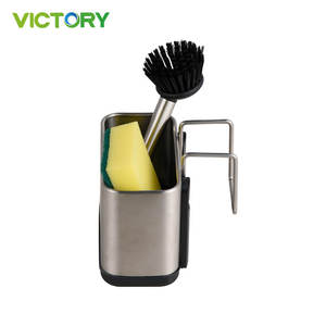 حامل حوض مطبخ منزلي جديد ومبتكر عالي الجودة مصنوع من الفولاذ المقاوم للصدأ ومتين - Product Image 5