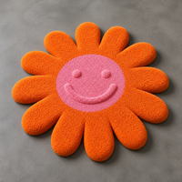 Tapis personnalisé durable avec logo d'entreprise, tapis à lettres 3D, tapis tufté à la main pour décoration intérieure personnalisée