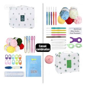 Kit de Iniciación de Crochet al por Mayor de Alta Calidad, Herramientas y Accesorios para Tejer, Suministros de Manualidades para Principiantes, Almacenamiento y Transporte para Bordado - Product Image 4