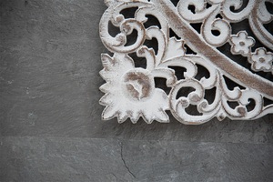 INNOVA Vintage Rustique <span class=keywords><strong>Fleur</strong></span> <span class=keywords><strong>Lotus</strong></span> Sculpture Sur Bois Panneau Maison Tenture <span class=keywords><strong>Murale</strong></span> Décor - Product Image 6