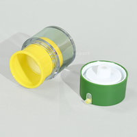 Pots en plastique sans air rechargeables de 15 ml, 30 ml, 50 ml en PP+AS avec couleur et logo personnalisés pour les cosmétiques de soin de la peau