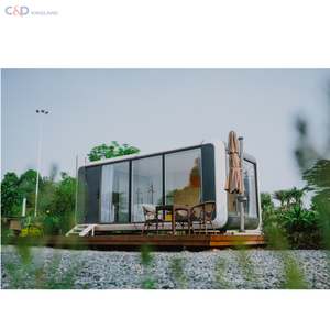 Nuevos artículos calientes Casa contenedora de cápsula espacial móvil de lujo moderna Casa pequeña móvil portátil de nuevo diseño - Product Image 1