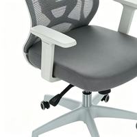 Fauteuil de direction à dossier haut, fournisseur chinois, chaise de bureau moderne en tissu avec accoudoirs réglables et pivotants